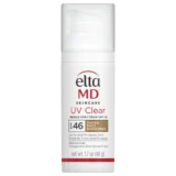 EltaMD UV Clear TINTED SPF 46- Bloqueador Amplio Espectro, Calma y protege la piel con tendencia acneica y rosacea.