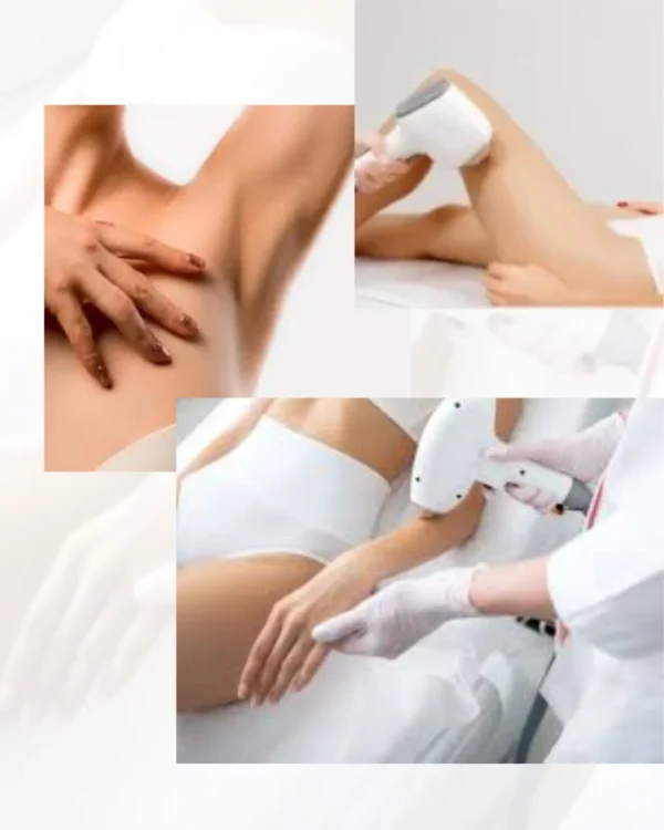 6 sesiones Depilación Láser 3 zonas (axilas + piernas + brazos completos).