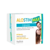 ALOSTIM MAX Suplemento alimentario antioxidante para cuidado de la piel, cabello y uñas. 60 cápsulas.