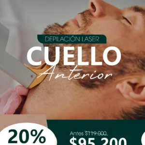 6 Ses. Depilación Laser Cuello Anterior