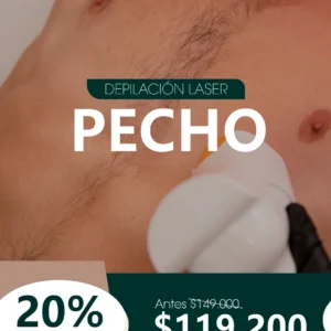 6 Ses. Depilación Laser Pecho