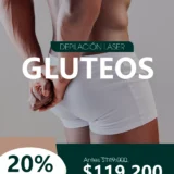6 Ses. Depilación Laser Gluteos